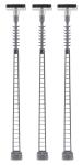 FALLER 272118 - N - LED-Gittermast-Aufsatzleuchte, warmweiß - 3 Stück, Ep. III